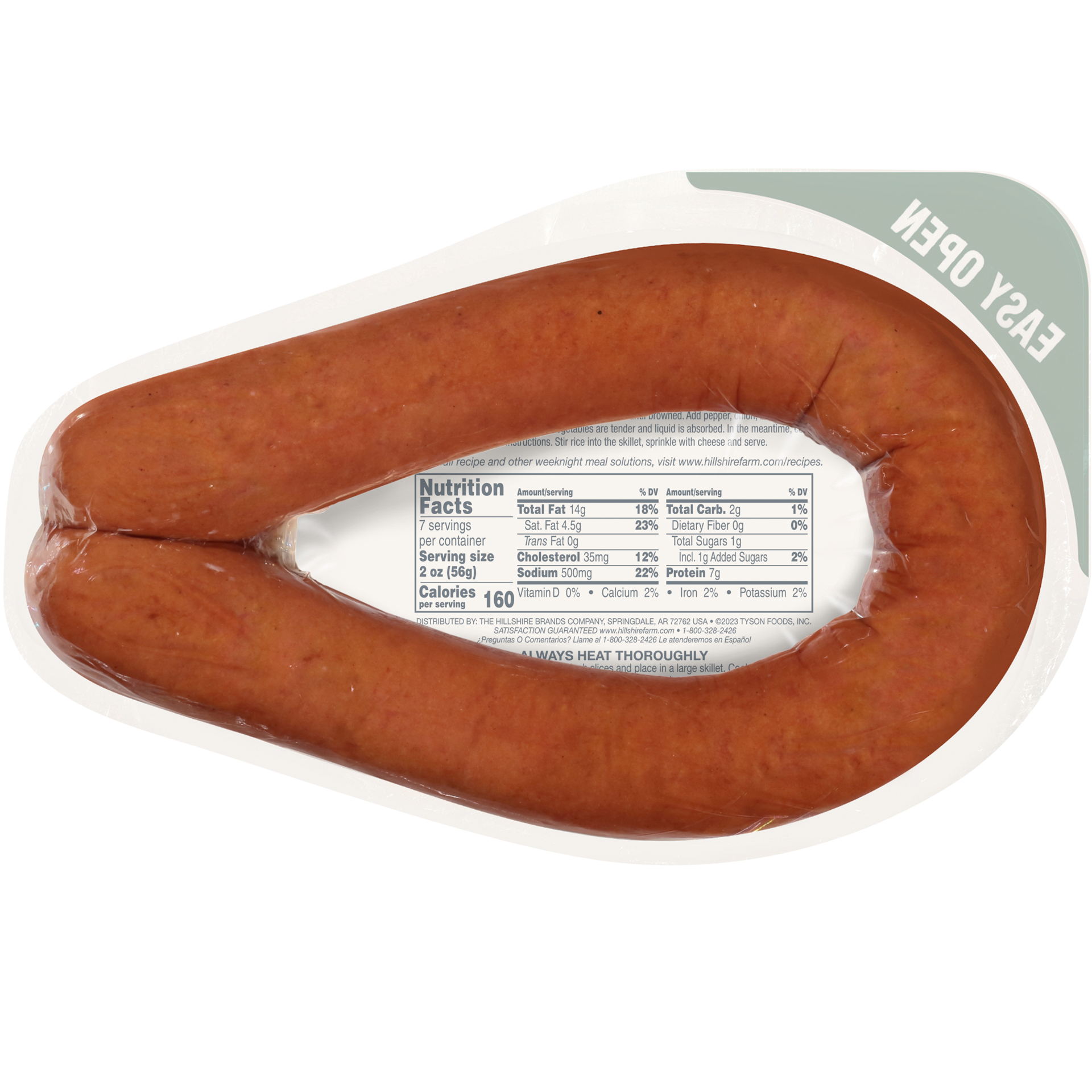 slide 2 of 4, Hillshire Farm Smoked Sausage Rope - 14 Oz, 14 oz