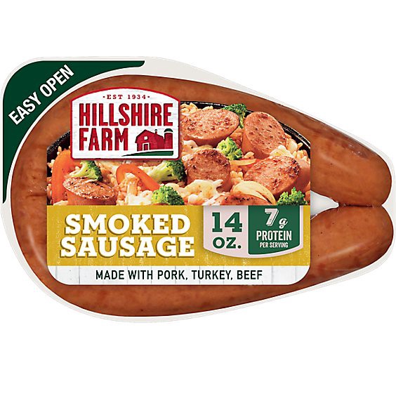 slide 1 of 1, Hillshire Farm Smoked Sausage Rope - 14 Oz, 14 oz