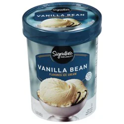 Signature Select Ice Cream Vanilla Bean - 1.5 Quart