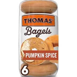 Thomas' Pumpkin Spice Bagels 6 Count - 19 Oz