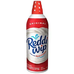 Reddi Wip Original Whipped Topping Made With Real Cream Spray Can - 6.5 Oz