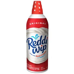 Reddi Wip Original Whipped Topping Made With Real Cream Spray Can - 6.5 Oz