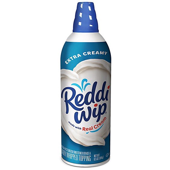 slide 1 of 1, Reddi Wip Extra Creamy Whipped Topping Made With Real Cream Spray Can - 6.5 Oz, 6.5 oz
