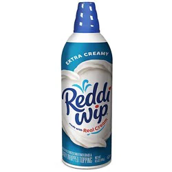 Reddi Wip Extra Creamy Whipped Topping Made With Real Cream Spray Can - 6.5 Oz