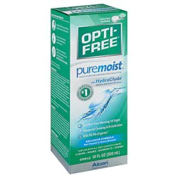 Alcon Opti-Free Pure Moist Disinfecting Solution Multi-Purpose All Day Comfort - 10 Fl. Oz.