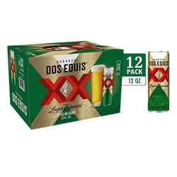 Dos Equis Mexican Lager Beer Cans - 12-12 Fl. Oz.