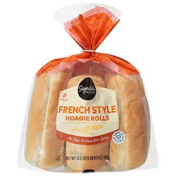Signature Select Parisian Style French Hoagie Rolls - 16.5 Oz