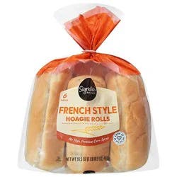 Signature Select Parisian Style French Hoagie Rolls - 16.5 Oz