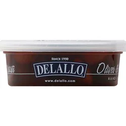 Delallo Olives Calamata Jumbo Cup - 5.5 Oz