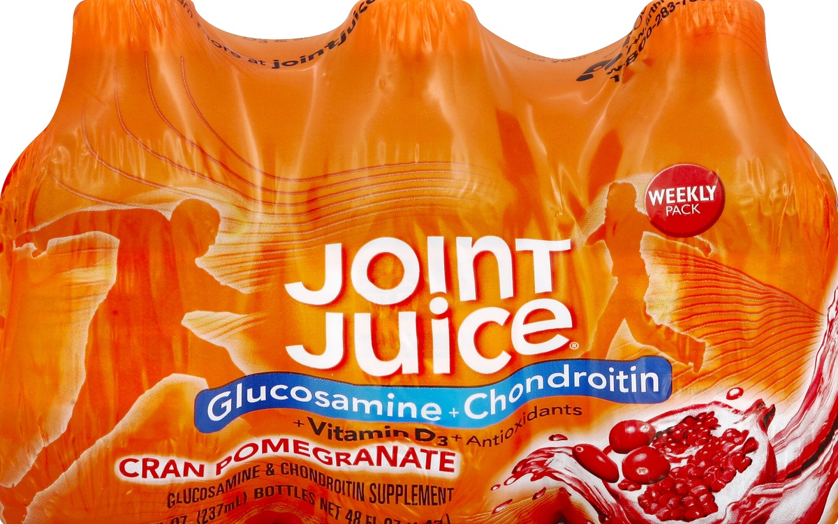 slide 4 of 4, JointJuice Cran-Pomegranate Glucosamine Chondroitin, 6 ct; 8 fl oz