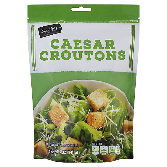 slide 1 of 1, Signature Select Croutons Caesar - 5 Oz, 5 oz