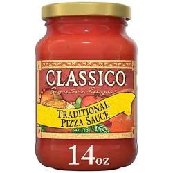 Classico Signature Recipes Traditional Pizza Sauce Jar - 14 Oz