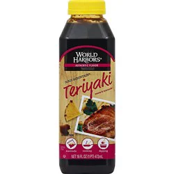 World Harbors Sauce & Marinade Maui Mountain Teriyaki - 16 Fl. Oz.