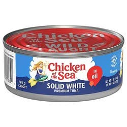 Chicken Of The Sea Tuna Albacore Solid White In Oil - 5 Oz