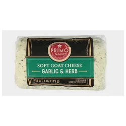 Primo Taglio Cheese Goat Soft Garlic & Herb - 4 Oz
