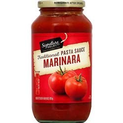 Signature Select Pasta Sauce Marinara Jar - 25 Oz