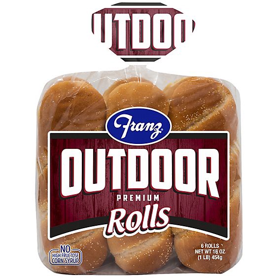 slide 1 of 9, Franz Hoagie Rolls Premium Outdoor 6 Count - 16 Oz, 16 oz