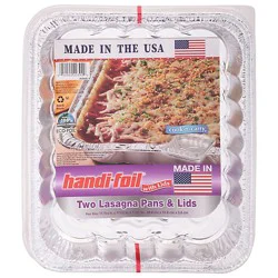 Handi-Foil Cook N Carry 2 Lasagna Pans & Lids - 2 Count