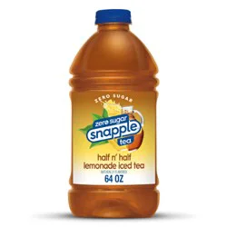 Snapple Zero Sugar Half N Half Tea In Bottle - 64 Fl. Oz.
