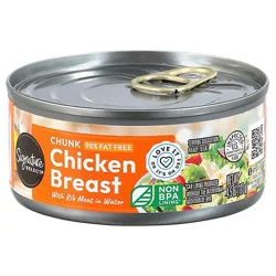 Signature Select Chicken Breast Chunk With Rib Meat In Water - 4.5 Oz