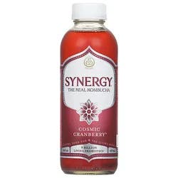 Synergy The Real Kombucha Cosmic Cranberry - 16 Fl. Oz.