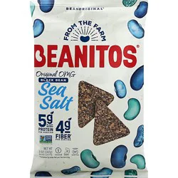 Beanitos Bean Chips Black Original Omg Sea Salt - 5 Oz