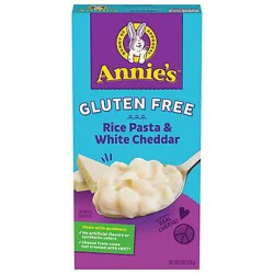 Annies Homegrown Pasta Rice Shell & Creamy White Cheddar Gluten Free Box - 6 Oz