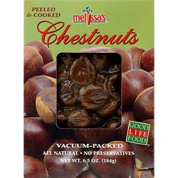 Melissas Chestnuts Peeled & Cooked Prepacked - 6.5 Oz