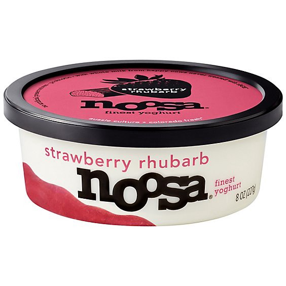 slide 1 of 6, Noosa Yoghurt Strawberry Rhubarb - 8 Oz, 8 oz