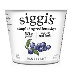 Siggi's Blueberry Icelandic Skyr Nonfat Yogurt - 5.3 Oz