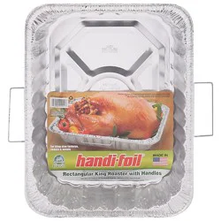 Handi-Foil Roaster King Rectangular With Handles - Each