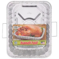 Handi-Foil Roaster King Rectangular With Handles - Each