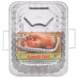 Handi-Foil Roaster King Rectangular With Handles - Each
