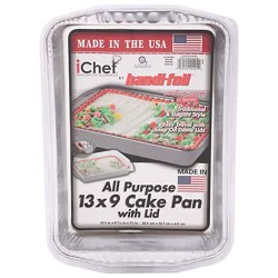 Handi-Foil Ichef Cake Pan With Lid All Purpose 13 X 9 - Each