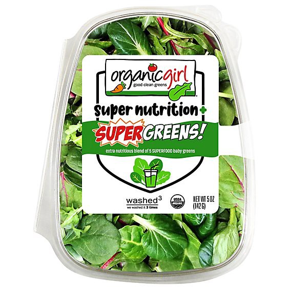 slide 1 of 1, Organicgirl Organic Salad Supergreens - 5 Oz, 5 oz