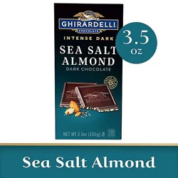 Ghirardelli Intense Dark Sea Salt Soiree Chocolate Bar - 3.5 Oz