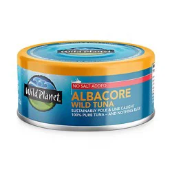 Wild Planet Tuna Albacore Wild No Salt Added - 5 Oz
