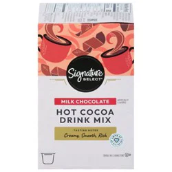 Signature Select Cocoa Hot Pods Milk Chocolate - 12 Count