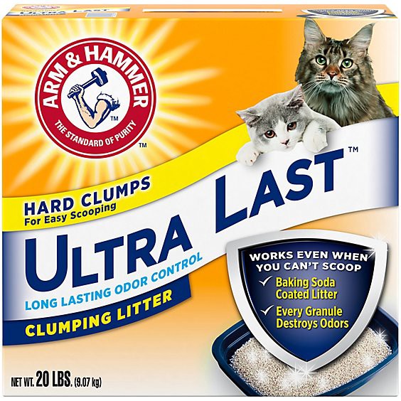 slide 1 of 2, Arm & Hammer Ultra Last Clumping Litter - 20 Lb, 20 lb