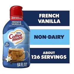 Nestle Coffee Mate French Vanilla Liquid Coffee Creamer - 64 Fl Oz