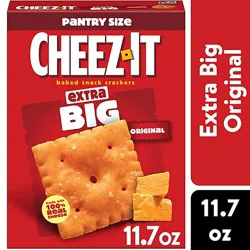 Cheez-It Cheese Crackers Extra Big Baked Snack Crackers - 11.7 Oz