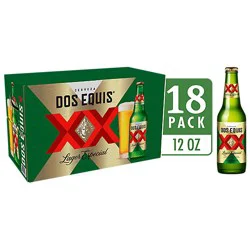 Dos Equis Lager Bottles - 18-12 Fl. Oz.