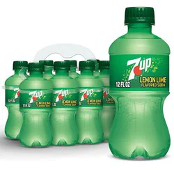 7up Lemon Lime Soda Bottle - 8-12 Fl. Oz.