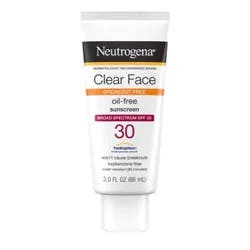 Neutrogena Clear Face Liquid-Lotion Sunscreen Break-Out Free Spf 30 - 3 Fl. Oz.