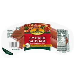Eckrich Natural Casing Smoked Sausage - 13 Oz