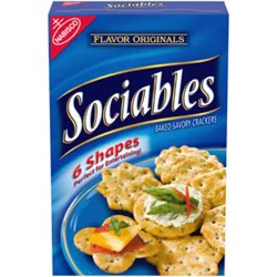Flavor Originals Sociables Baked Savory Crackers - 7.5 Oz