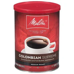 Melitta European Indulgence Coffee Extra Fine Grind Medium Roast 3 Colombian Supreme - 11 Oz