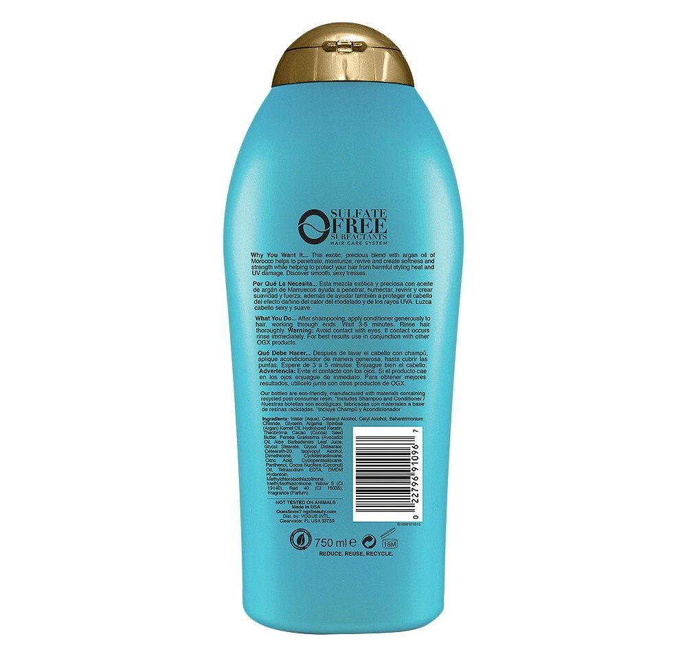 slide 2 of 5, OGX Renewing + Argan Oil of Morocco Hydrating Hair Conditioner - 25.4 fl oz, 25.4 oz