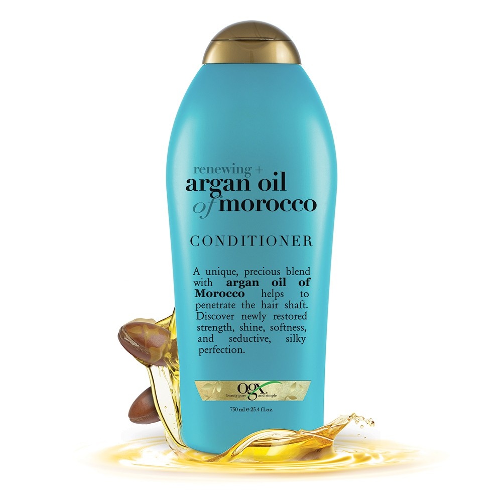 slide 4 of 5, OGX Renewing + Argan Oil of Morocco Hydrating Hair Conditioner - 25.4 fl oz, 25.4 oz
