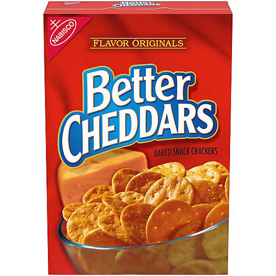 slide 1 of 13, Better Cheddars Baked Snack Cheese Crackers - 6.5 Oz, 6.5 oz